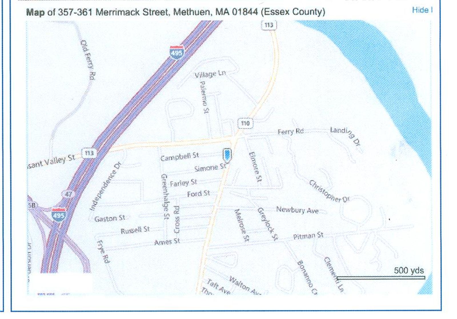 Photo 2 of 357 & 361 Merrimack Street (Route 110)
