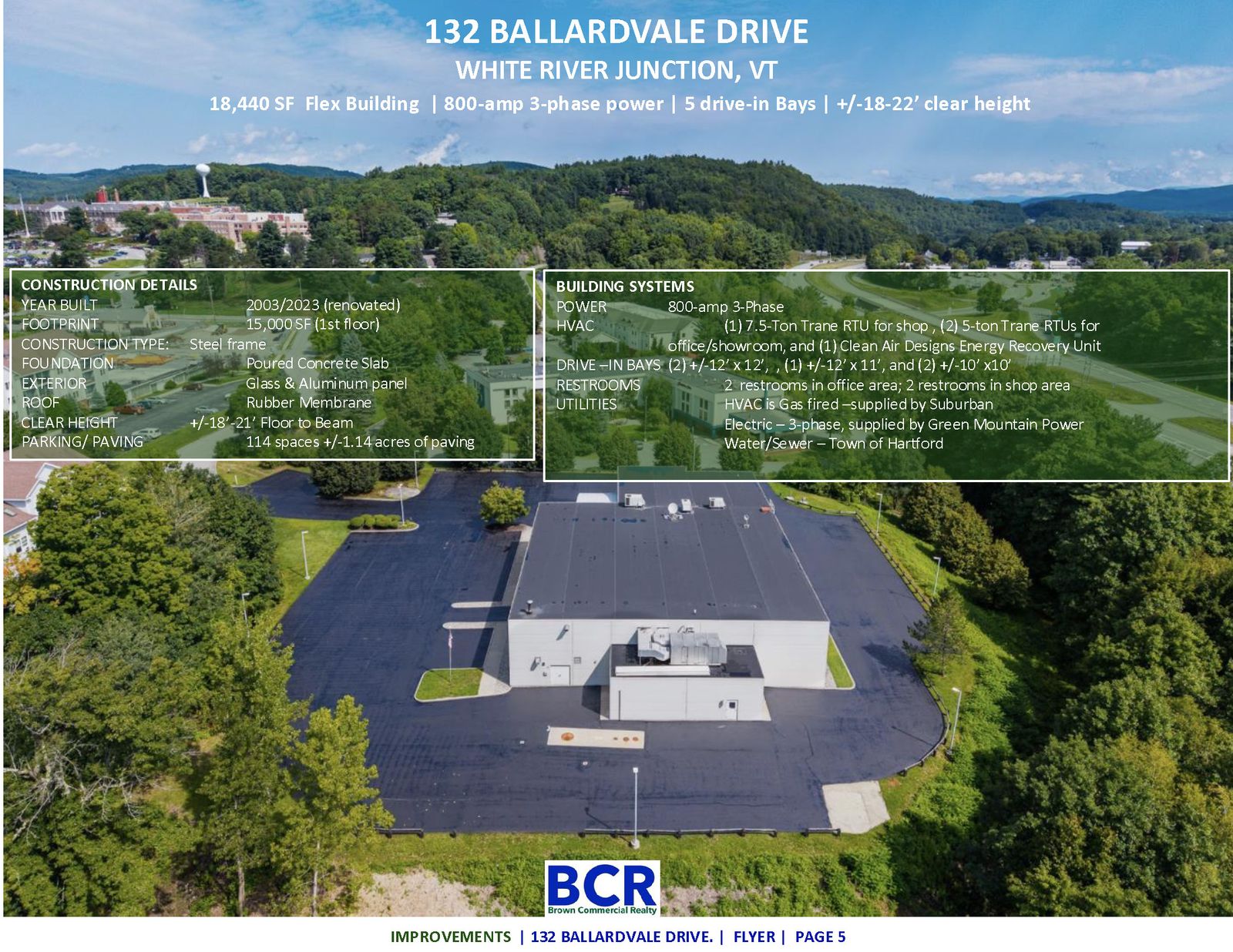 Photo 5 of 18,440 SF Flex Building at Intersection of I-89 and I-91