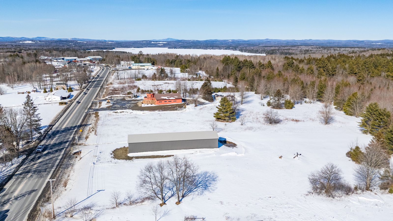 Photo 12 of Newer Pole Barn on commercial acreage with high traffic count