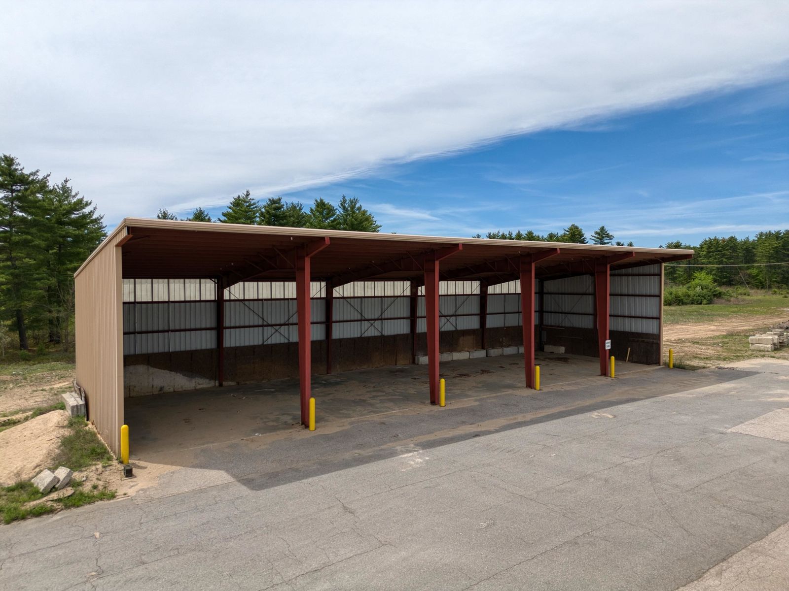 Photo 14 of 3 14' Heated Garage Bays, 5-Bay Steel Lean-to, w/Office
