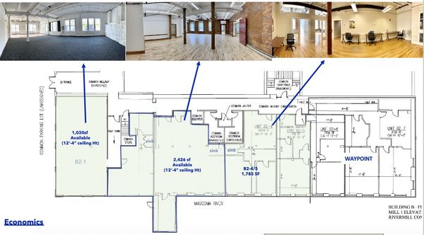 THE RIVERMILL:  Renovated Mill Space w Premier Ownership