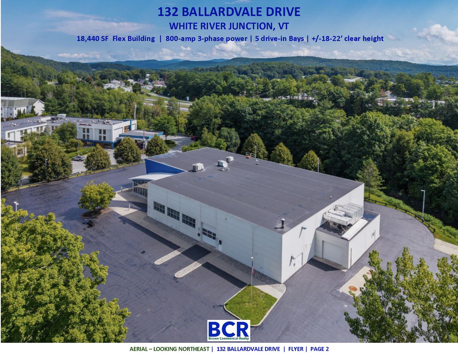 Photo 2 of 18,440 SF Flex Building at Intersection of I-89 and I-91