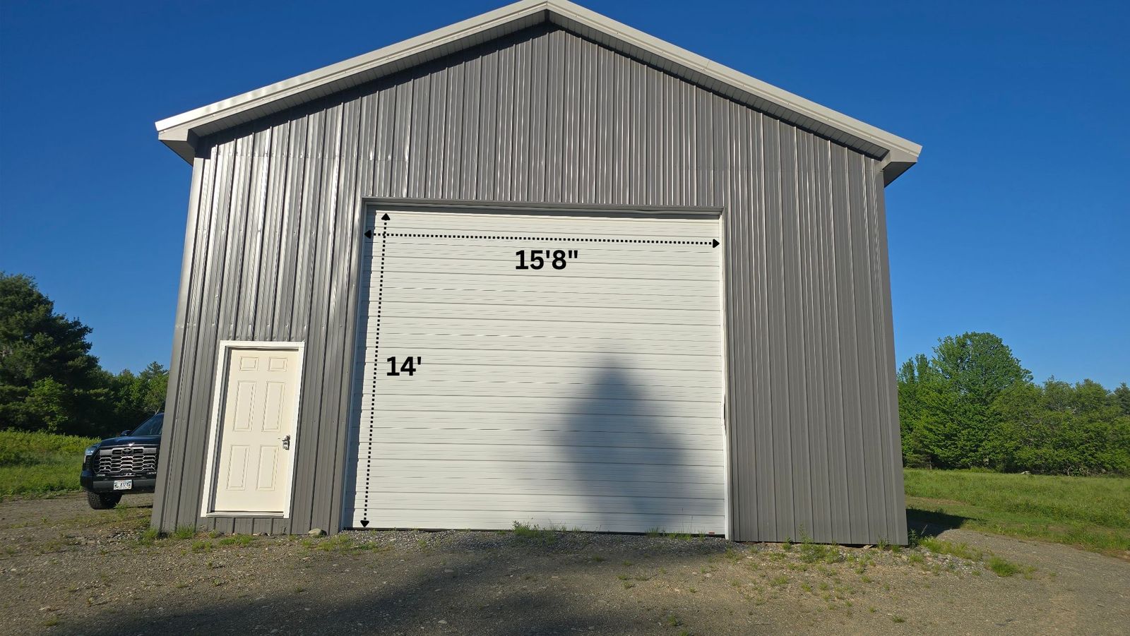 Photo 1 of Newer Pole Barn on commercial acreage with high traffic count