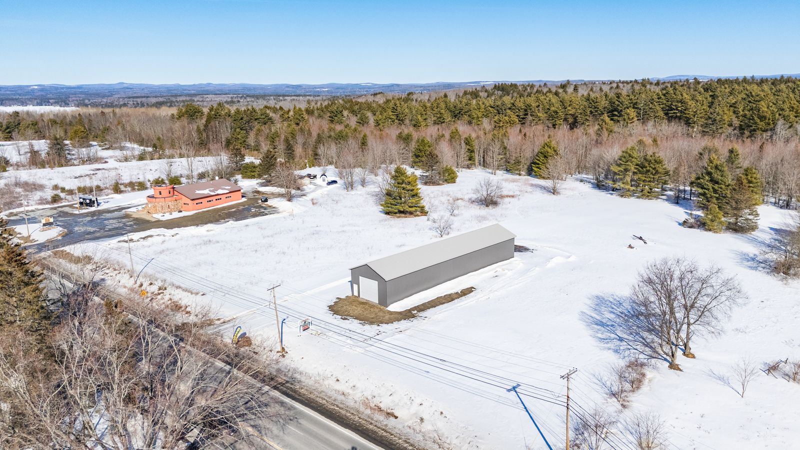 Photo 11 of Newer Pole Barn on commercial acreage with high traffic count
