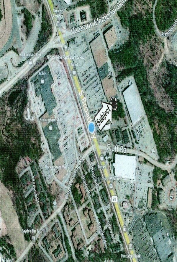 Vacant Commercial Land for Sale behind Kelly's Roast Beef Restaurant