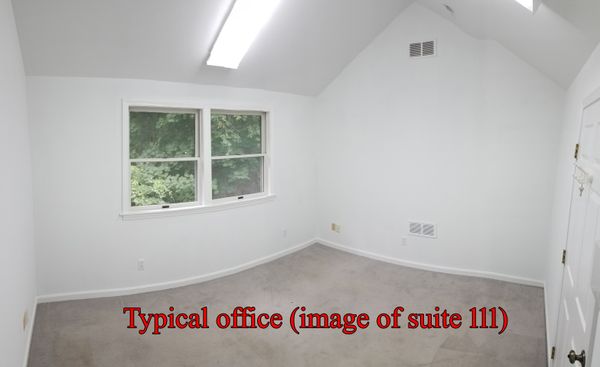 Unit 211: Second floor large unit with multiple windows and high vaulted ceilings.  New carpet.